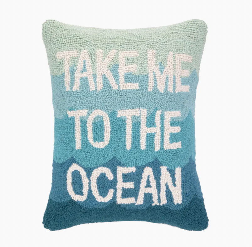 Take me to the Ocean Hook Pillow