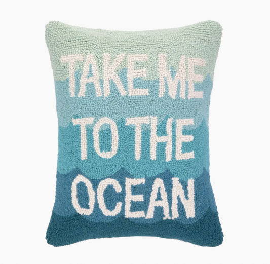 Take me to the Ocean Hook Pillow