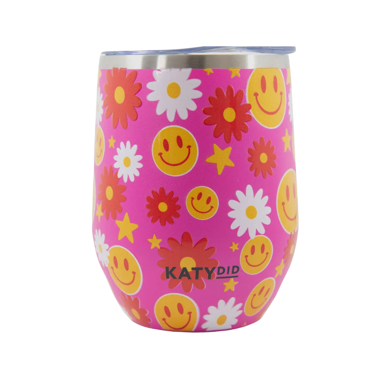 Happy Face Wine Tumbler