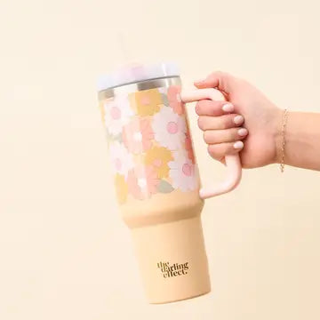 Take Me Everywhere Tumbler-Daisy Craze Peach 40 oz