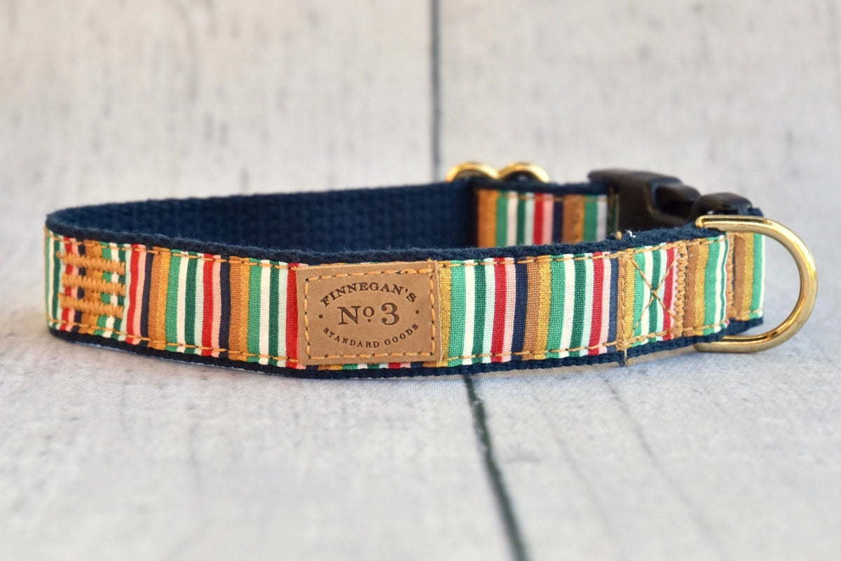 1 Inch Wonderland Stripe Collar