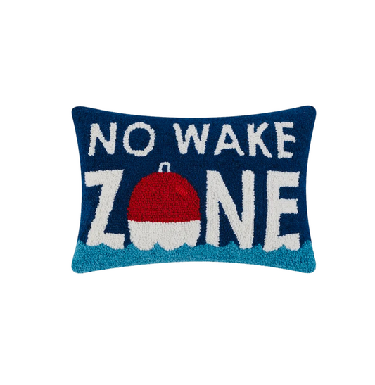 No Wake Zone Hook Pillow