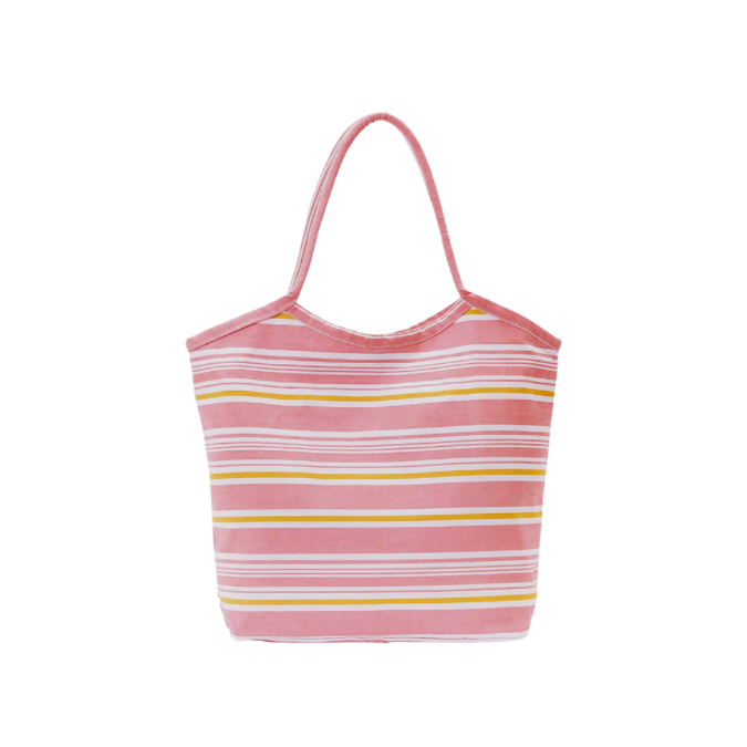 Cottage Melon Stripe Bucket Bag