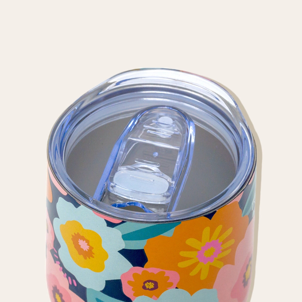 Wine Tumbler - Bright & Bloomy