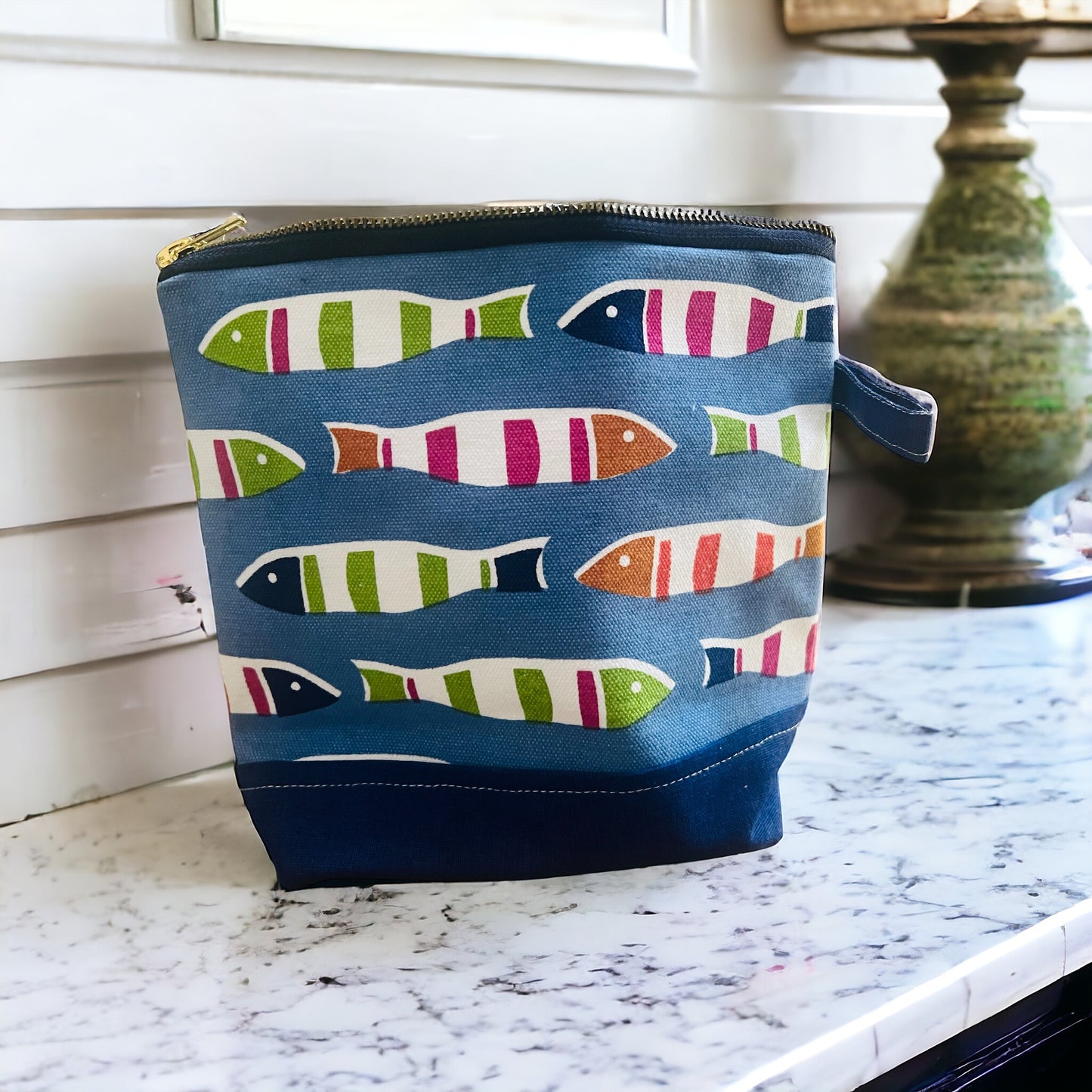 Picket Fish Cosmetic Bag