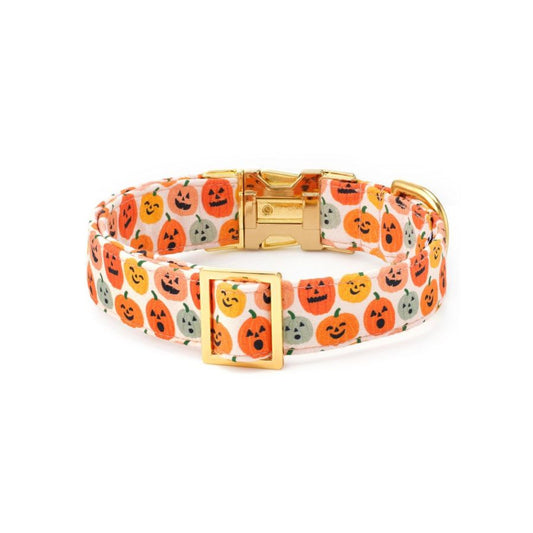 Jack-O'-Lanterns Halloween Dog Collar