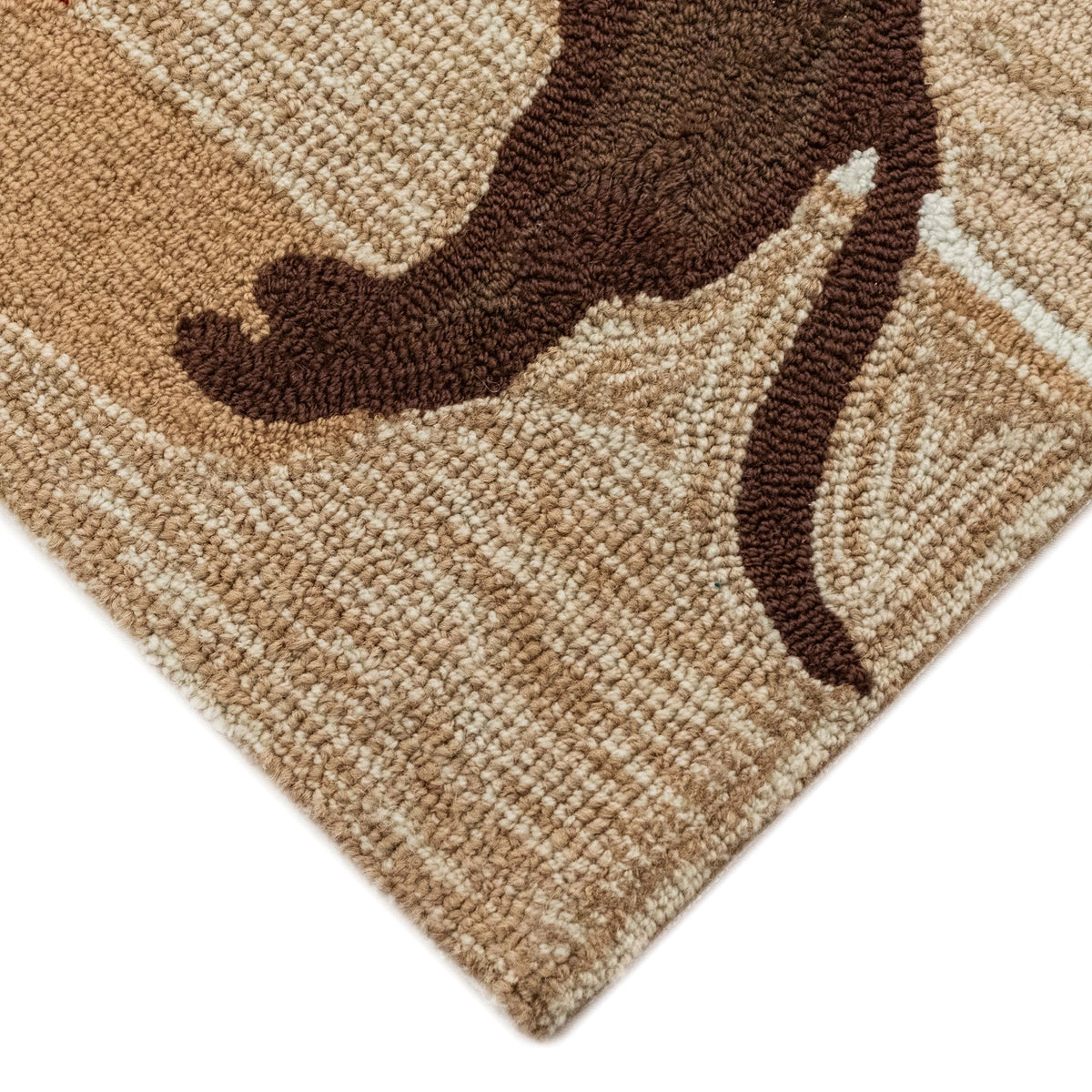 Dachshund Beach Hook Rug